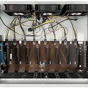 Mining Rig Frame，Suitable for 6Gpu or 8Gpu Mining Machine, Equipment is a Mining case, Supporting Crypto Coins, Bitcoin and Ethereum, Miners，Including Mining Motherboard, CPU,RAM, SSD