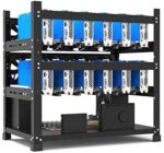 Suoha New Bitcoin Mining Rig Frame 3 Layers - Open Mining Frame for 12 GPU Mining Case Server Rack Motherboard Bracket ETH/ETC/ZEC Ether Accessory Tool 3 Layers