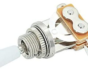 DEVMO White Tip 3 Way Switch Pickup Electric Guitar Selector Compatible with Gibon Toggle Les Paul Epiphone