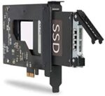 ICY DOCK 2.5” SATA SSD/HDD to PCIe 2.0 x1 Hot-Swap Mobile Rack for PCIe Expansion Slots - ToughArmor MB839SP-B (2.5" SATA)