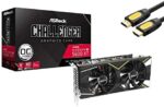 ASRock Challenger D Radeon RX 5600 XT OC Graphics Card, 6GB (14Gbps) 192-Bit GDDR6 PCI Express 4.0 x16 HDCP Ready AMD Eyefinity Technology 1 x HDMI 2.0b 3 x DisplayPort 1.4 w/ Mytrix HDMI Cable