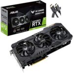 2021 Newst ASUS TUF Gaming GeForce RTX 3060 OC Edition Graphics Card(PCIe 4.0, 12GB GDDR6, HDMI 2.1, DisplayPort 1.4a, Dual Ball Fan Bearings, Military-Grade Certification, GPU Tweak II)+AllyFlex HDMI