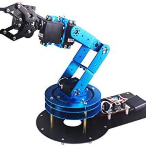 Robotic Arm Kit 6DOF Programming Robot Arm with Handle PC Software and APP Control with Tutorial