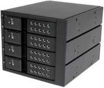 StarTech.com 4-Bay Mobile Rack Backplane - Trayless Hot Swap Mobile Rack Backplane for 3.5in SAS II/SATA III - 6 Gbps HDD (HSB4SATSASBA)