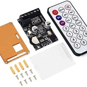 DEVMO Stereo Bluetooth Power Amplifier Board Remote Control 5V 12V 24V 20W 30W 40W Infrared Receiver Module with Case