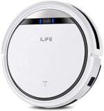 ILIFE V3s Pro Robot Vacuum Cleaner, Tangle-free Suction , Slim, Automatic Self-Charging Robotic Vacuum Cleaner, Daily Schedule Cleaning, Ideal For Pet Hair，Hard Floor and Low Pile Carpet