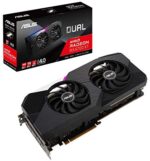 ASUS Dual AMD Radeon RX 6700 XT Standard Edition 12GB GDDR6 Gaming Graphics Card (AMD RDNA 2, PCIe 4.0, 12GB GDDR6 Memory, HDMI 2.1, DisplayPort 1.4a, Axial-tech Fan Design, 0dB Technology)