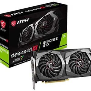 MSI Gaming GeForce GTX 1650 128-Bit HDMI/DP 4GB GDRR6 HDCP Support DirectX 12 Dual Fan VR Ready OC Graphics Card (GTX 1650 D6 Gaming X)