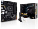 ASUS TUF Gaming B550M-PLUS (WiFi 6) AMD AM4 (3rd Gen Ryzen microATX Gaming Motherboard (PCIe 4.0, 2.5Gb LAN, BIOS Flashback, HDMI 2.1, USB 3.2 Gen 2, Addressable Gen 2 RGB Header and Aura Sync)