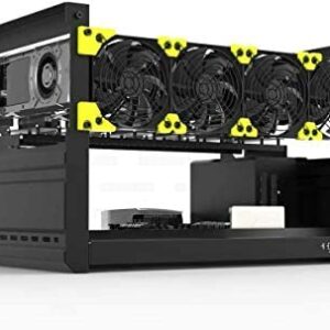 Mining Rig Frame, Open Air Mining Frame Rig Case 6GPU ETH BTC Ethereum Veddha Minercase T2 Edition