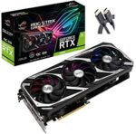 2021 Newst ASUS ROG Strix NVIDIA GeForce RTX 3060 OC Edition Gaming Graphics Card (PCIe 4.0, 12GB GDDR6, HDMI 2.1, DP 1.4a, Axial-tech Fan Design, 2.7-Slot, Super Alloy Power II, GPU Tweak II)+AF HDMI