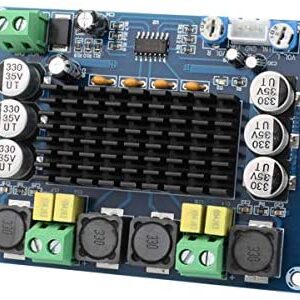 Clyxgs TPA3116D2 Dual Channel Class D Digital Power Audio Amplifier Board, DC12-26V High Power Stereo AMP Module for Car Vehicle Computer Speaker DIY Home Theater Audio System