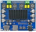 Digital Amplifier Board, ICStation 50W + 50W Amp Module TDA3116D2 Class D Dual Channel USB TF Stereo Audio Decoder DC 12V 24V