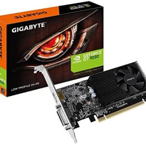 Gigabyte GV-N1030D4-2GL GeForce GT 1030 Low Profile D4 2G Computer Graphics Card