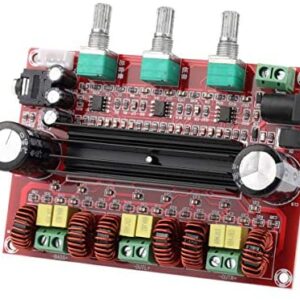 Clyxgs TPA3116D2 2.1 Digital Power Amplifier Board, 2x80W+100W(Bass) Audio Stereo AMP Module for Audio System DIY Speakers 12-26V