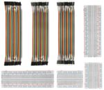 Breadboard Solderless With Jumper Cables– ALLDE BJ-021 2Pc 400 Pin and 2pcs 830 Pin Prototype PCB Board and 3Pc Dupont Jumper Wires (Male-Female, Female-Female, Male-Male) for Raspberry Pi and Arduino