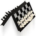 QuadPro Magnetic Travel Chess Set with Folding Chess Board Educational Toys for Kids and Adults