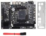 ASHATA Computer Motherboard, DDR3 FM2/FM2+ CPU Interface Desktop Computer Motherboard for AMD A88 for A10/A8/A6/A4/Athlon Graphics Chip with Battery