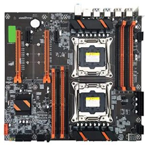 X99 Dual Server Computer Motherboard LGA2011-3 CPU DDR4 3000/2666/2400/2133MHz Memory Game Mainboard Module