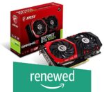 MSI Gaming GeForce GTX 1050 Ti 4GB GDRR5 128-bit HDCP Support DirectX 12 TORX 2.0 Fan Graphics Card (GTX 1050 TI Gaming X 4G) (Renewed)