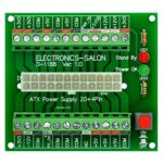 Electronics-Salon 24/20-pin ATX DC Power Supply Breakout Board Module.