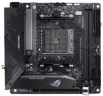 ASUS ROG Strix B550-I Gaming AMD AM4 (3rd Gen Ryzen Mini-ITX SFF Gaming Motherboard (PCIe 4.0, WiFi 6, 2.5Gb LAN, DDR4 5100+ (O.C.), Front USB 3.2 Gen 2 Type-C, Addressable Gen 2 RGB and Aura Sync)