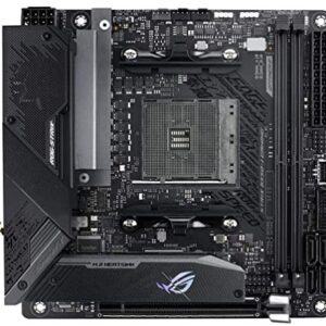 ASUS ROG Strix B550-I Gaming AMD AM4 (3rd Gen Ryzen Mini-ITX SFF Gaming Motherboard (PCIe 4.0, WiFi 6, 2.5Gb LAN, DDR4 5100+ (O.C.), Front USB 3.2 Gen 2 Type-C, Addressable Gen 2 RGB and Aura Sync)