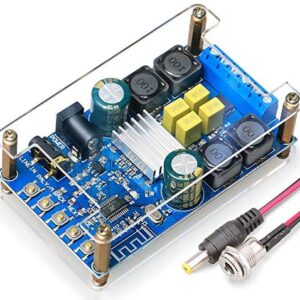 DAMGOO Bluetooth Amplifier Board,50w+50w 2 Channel Audio Amplifier Board Suitable for retrofit Speakers Bluetooth Speakers,Easy Installation and Password Free Connect to Phone with Protective Shell