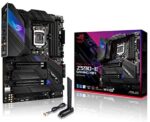 ROG Strix Z590-E Gaming WiFi 6E LGA 1200(Intel 11th/10th Gen) ATX Gaming Motherboard (PCIe 4.0, 14+2 Power Stages, DDR4 5333+, Dual Intel 2.5 Gb LAN,Thunderbolt 4, 4xM.2/NVMe SSD and Aura RGB)