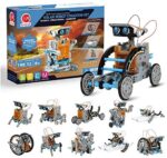 CIRO STEM Projects | 12-in-1 Solar Robot Toys, Education Science Experiment Kits for Kids Ages 8-12, 190 Pieces Building Set for Boys Girls