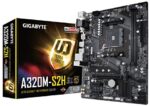 GIGABYTE GA-A320M-S2H (AMD Ryzen AM4/MicroATX/2xDDR4/HDMI/Realtek ALC887/3xPCIe/USB3.1 Gen 1/LAN/Motherboard)