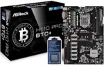 ASRock H110 Pro BTC+ 13GPU Mining Motherboard Cryptocurrency with Innovation Cooling Graphite Thermal Pad (30 X 30 mm)