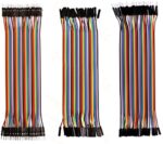 Haitronic 120pcs 20cm Length Jumper Wire/Dupont Cable Multicolored(10 Color) M to F, M to M, F to F Each 40pin for Prototype Breadboard/DIY/Raspberry Pi 3, 4/Orange pi/BBC Micro: bit/Makey makey