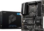 MSI Z590 PRO WiFi ProSeries Motherboard (ATX, 11th/10th Gen Intel Core, LGA 1200 Socket, DDR4, PCIe 4, M.2 Slots, USB 3.2 Gen 2, 2.5G LAN, DP/HDMI, Wi-Fi 6E)