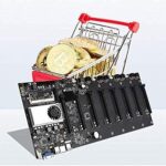 JAOR BTC-T37 Mining Machine Motherboard, CPU Group 8 Graphics Card Slot DDR3 Memory Integrated VGA Interface Low Power Consume, Gaming Motherboard