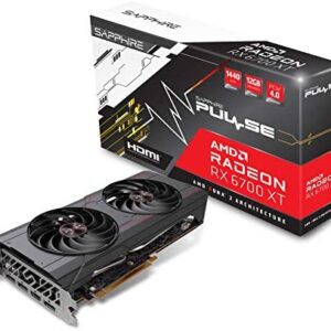 Sapphire Technology Pulse AMD Radeon RX 6700 XT Gaming Graphics Card with 12GB GDDR6, AMD RDNA 2 (11306-02-20G)