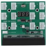 Breakout Board Adapter, DPS-1200FB Breadout Board with Power Button for PSU GPU Mining