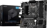 MSI B560M PRO-VDH WiFi (mATX, 11th/10th Gen Intel Core, LGA 1200 Socket, DDR4, PCIe 4, CFX, M.2 Slots, USB 3.2, 2.5G LAN, DP/HDMI)