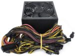 1800W Modular Mining Power Supply PSU for 8 GPU ETH Rig Ethereum Miner