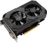 ASUS TUF Gaming NVIDIA GeForce GTX 1650 OC Edition Graphics Card (PCIe 3.0, 4GB GDDR6 Memory, HDMI, DisplayPort, DVI-D, IP5X Dust Resistance, Space-Grade Lubricant)