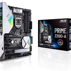 ASUS Prime Z390-A Motherboard LGA1151 (Intel 8th And 9th Gen) ATX DDR4 DP HDMI M.2 USB 3.1 Gen2 Gigabit LAN