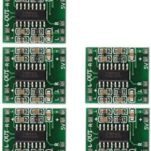 HiLetgo 5pcs PAM8403 2x 3W Mini Digital Power Amplifier Board AMP Class D 2.5-5V Input