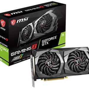 MSI Gaming GeForce GTX 1650 128-Bit HDMI/DP 4GB GDRR5 HDCP Support DirectX 12 Dual Fan VR Ready OC Graphics Card (GTX 1650 Gaming X 4G)