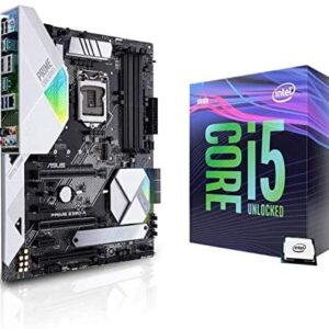 Micro Center Intel Core i5-9600K Desktop Processor Combo 6 Cores Up to 4.6 GHz Unlocked LGA1151 300 Series 95W Bundle with ASUS Prime Z390-A ATX Motherboard DDR4 DP HDMI M.2 USB 3.1 Gen2 Gigabit LAN