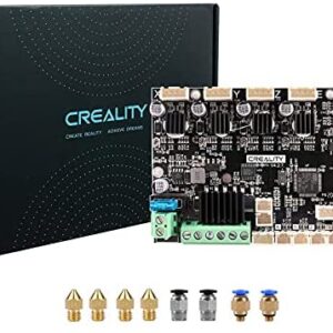 Official Creality New Upgrade Motherboard Silent Mainboard V4.2.7 for Ender 3 with Extra 4Nozzles,2PC4-M6 and 2PC4-M10 Pneumatic Fitting