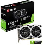 MSI Gaming GeForce GTX 1660 Super 192-bit HDMI/DP 6GB GDRR6 HDCP Support DirectX 12 Dual Fan VR Ready OC Graphics Card (GTX 1660 Super VENTUS XS OC)