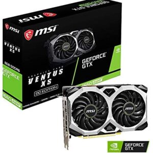 MSI Gaming GeForce GTX 1660 Super 192-bit HDMI/DP 6GB GDRR6 HDCP Support DirectX 12 Dual Fan VR Ready OC Graphics Card (GTX 1660 Super VENTUS XS OC)