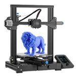 Creality Ender 3 V2 3D Printer with 200g Test Filament Silent Mainboard Meanwell Power Supply Carborundum Glass Platform and Resume Printing 220x220x250mm Ideal for Beginners