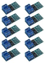 DEVMO 10 PCS DC 5V-36V 15A(Max 30A) 400W Dual High-Power MOSFET Trigger Switch Drive Module 0-20KHz PWM Adjustment Electronic Switch Control Board Motor Speed Control Lamp Brightness Control