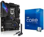 Micro Center Intel Core i7-11700K Desktop Processor 8 Cores up to 5.0 GHz Unlocked LGA 1200 125W Bundle with ROG Strix Z590-E Gaming WiFi Motherboard DDR4 4X M.2, USB 3.2 Type-C Aura Sync RGB